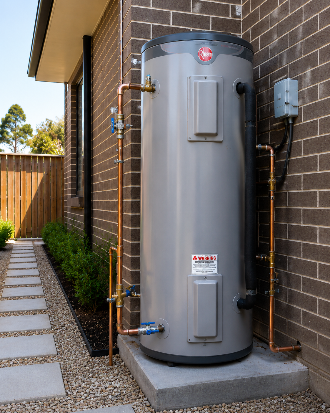 Hot water system installation