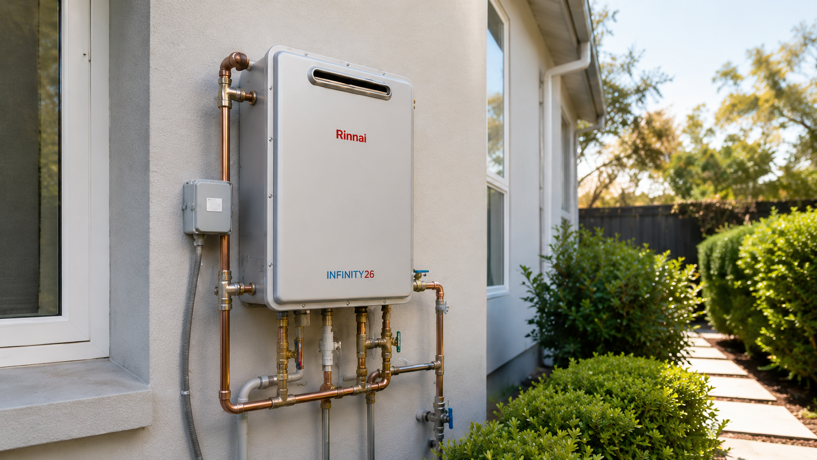 Exactly Plumbing technician on site at a residential property